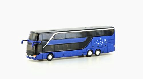 Minis LC4488 Setra Reisebus S431 DT Reisebus metallic blau